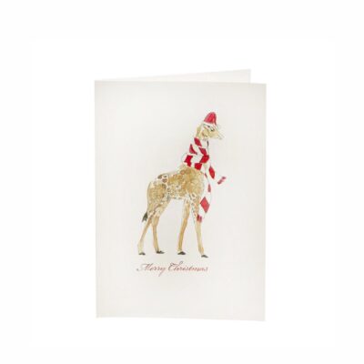 CHRISTMAS GIRAFFE 0305 CARD RD