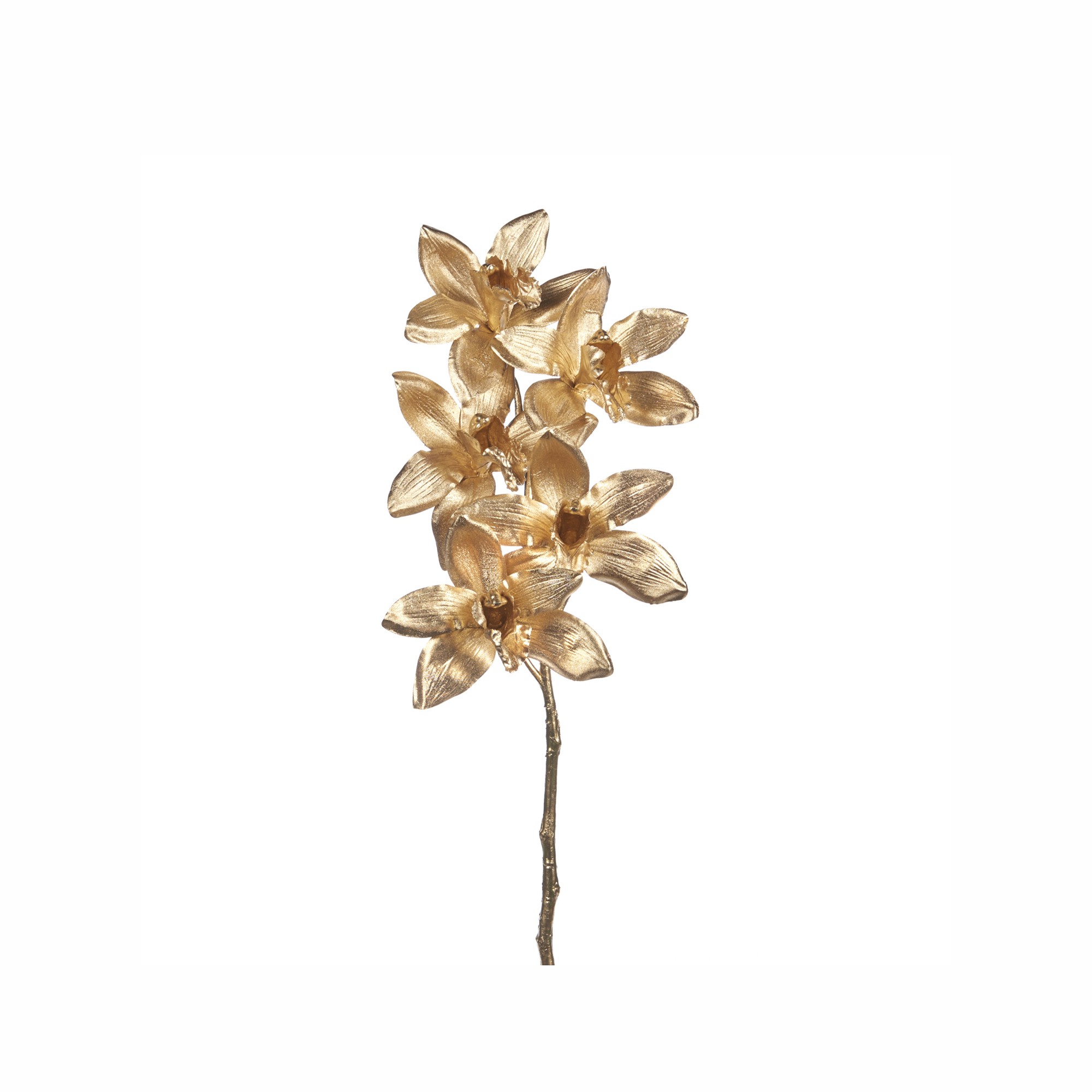 METALL.5 ORCHID FLOWER STEM GLD