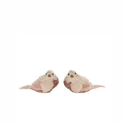 FURRY/LACE SEQ.BIRD TT ASS/2 PNK/GLD