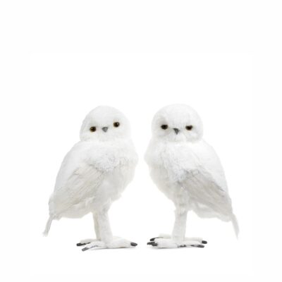 FURRY SNOWLY OWL TT ASS/2 WH