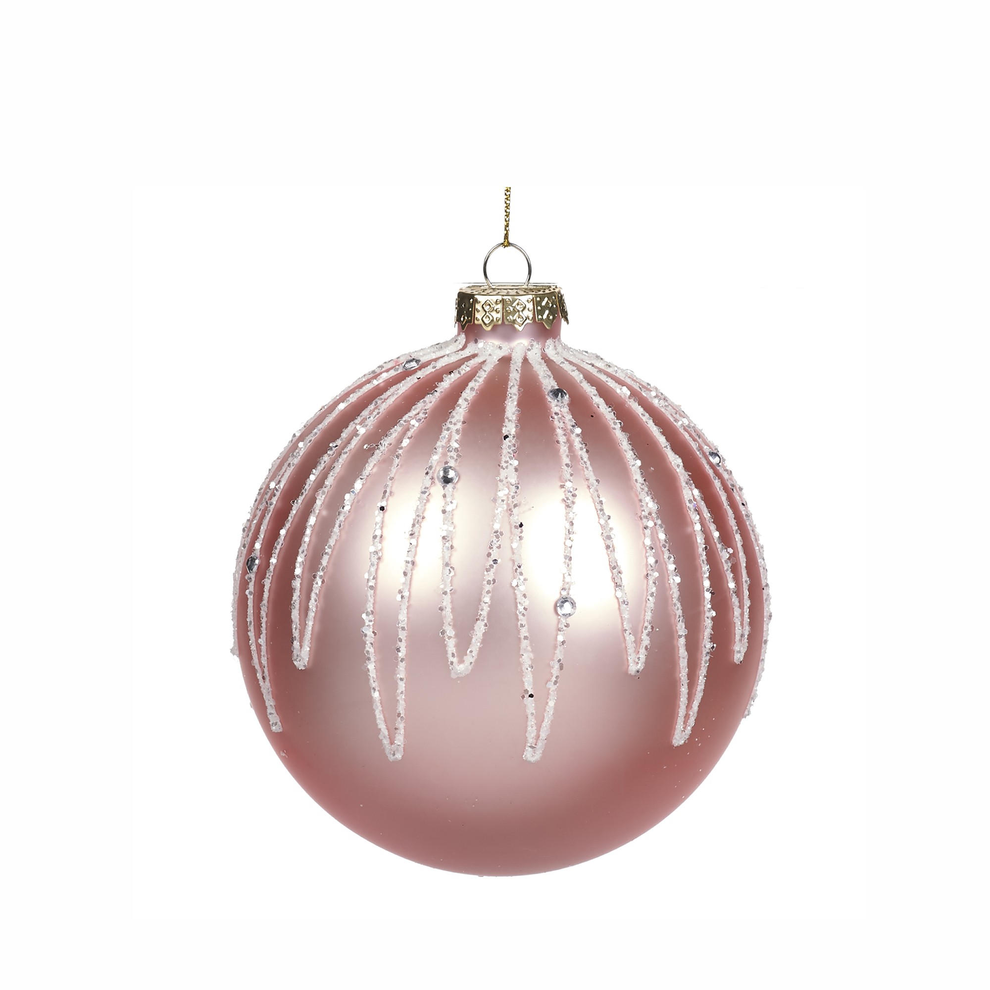 GLSS GLT DRIPS TOP BALL PNK/WH