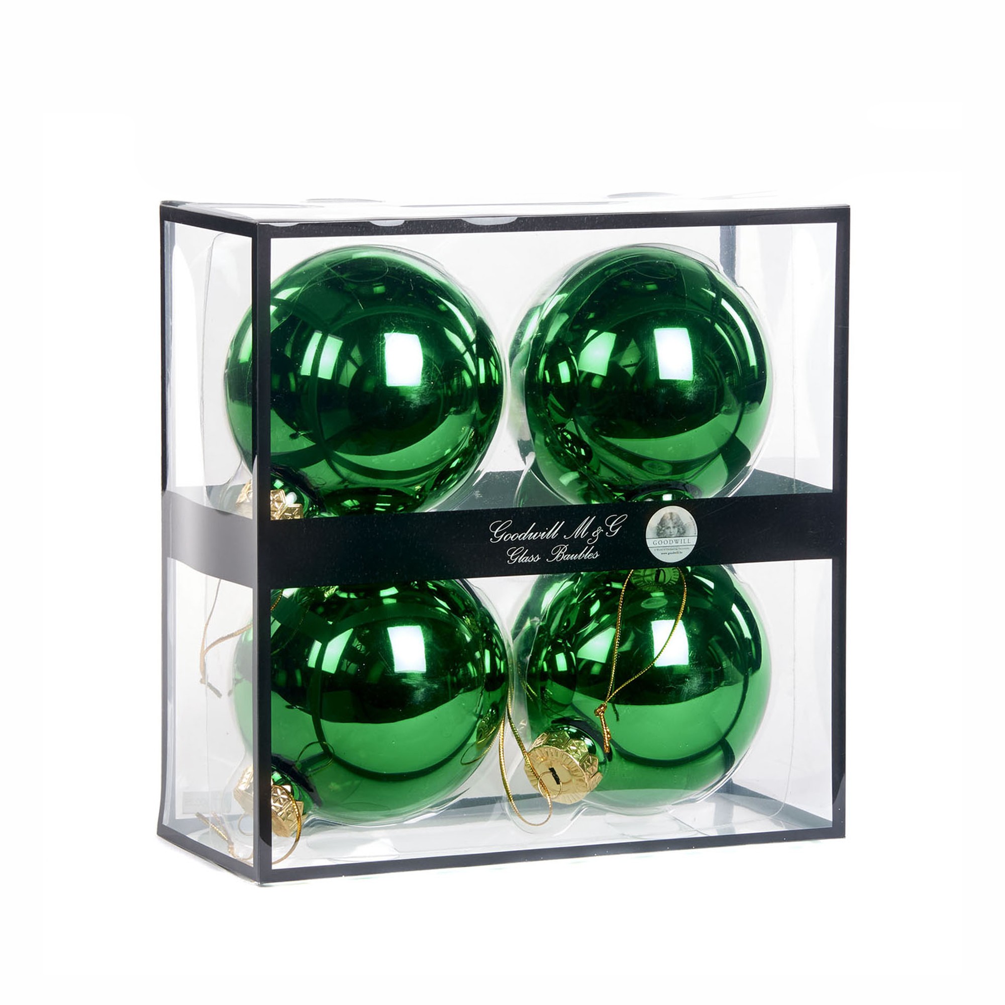 GLSS UNI BALL BOX/4 SHINY EMER.GRN