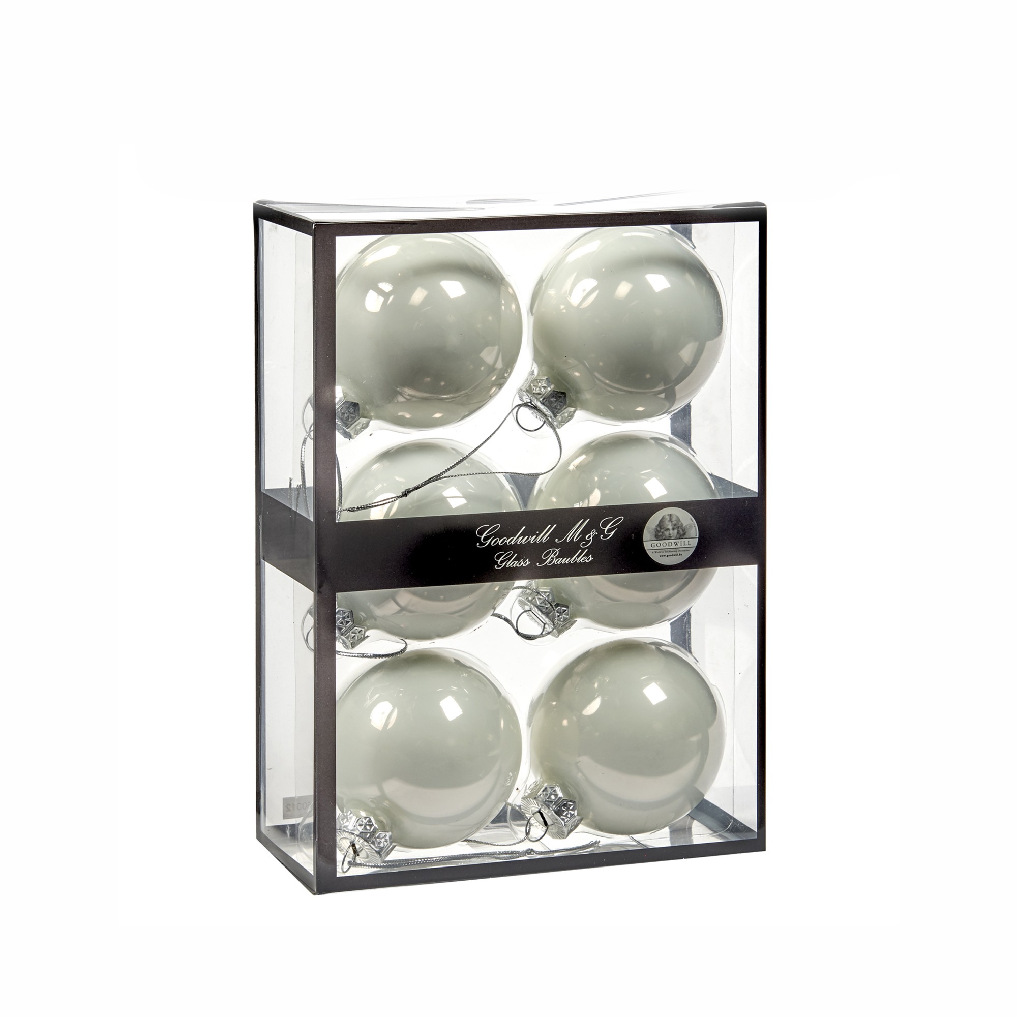GLSS UNI BALL BOX/6 OPAQUE WH