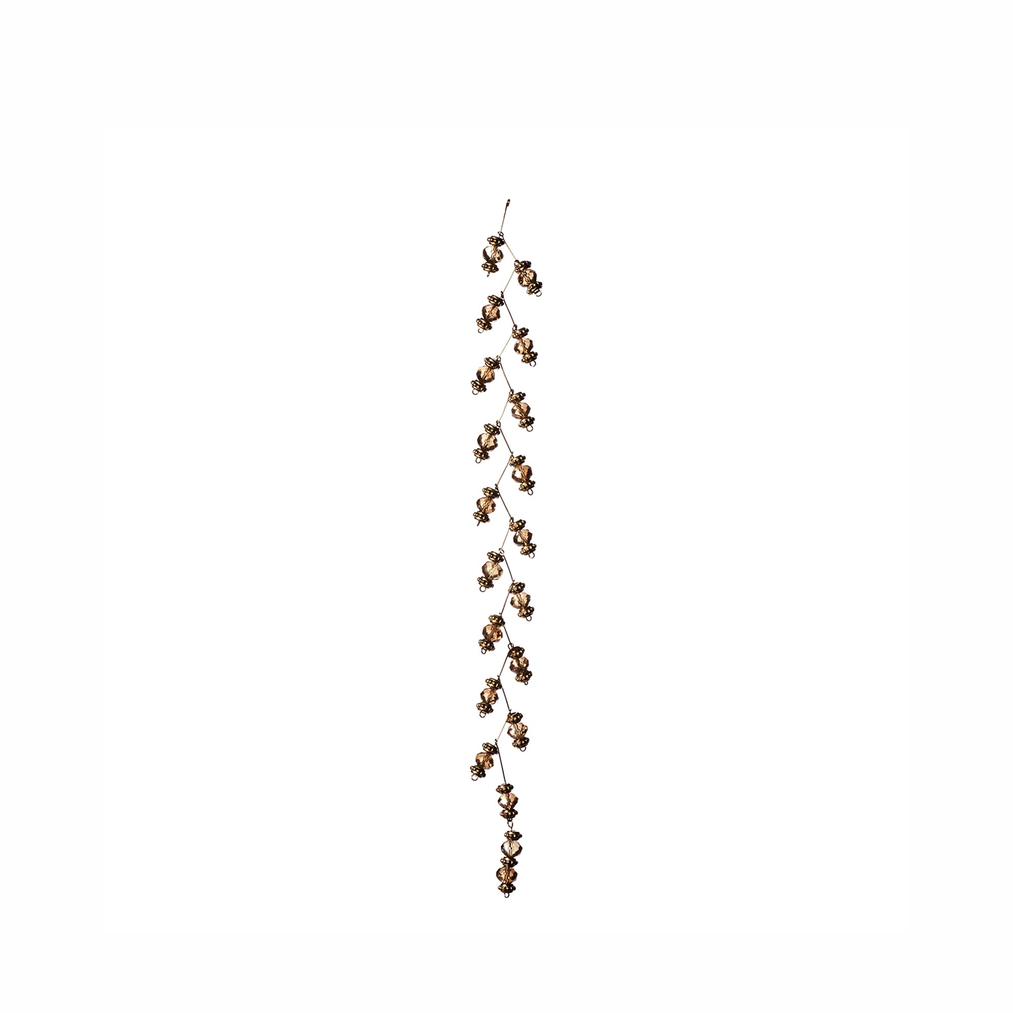 JEWEL BEAD.HANGING ORN GLD/CLR