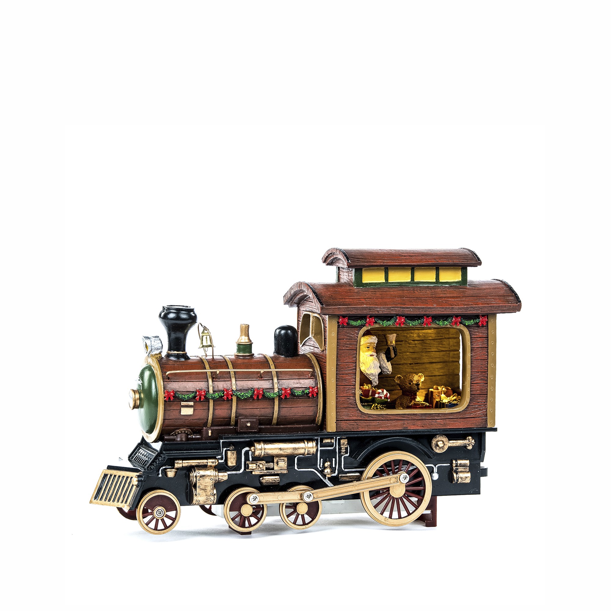 LED L.MUS.MOT.SANTA TRAIN TT  batt.op.