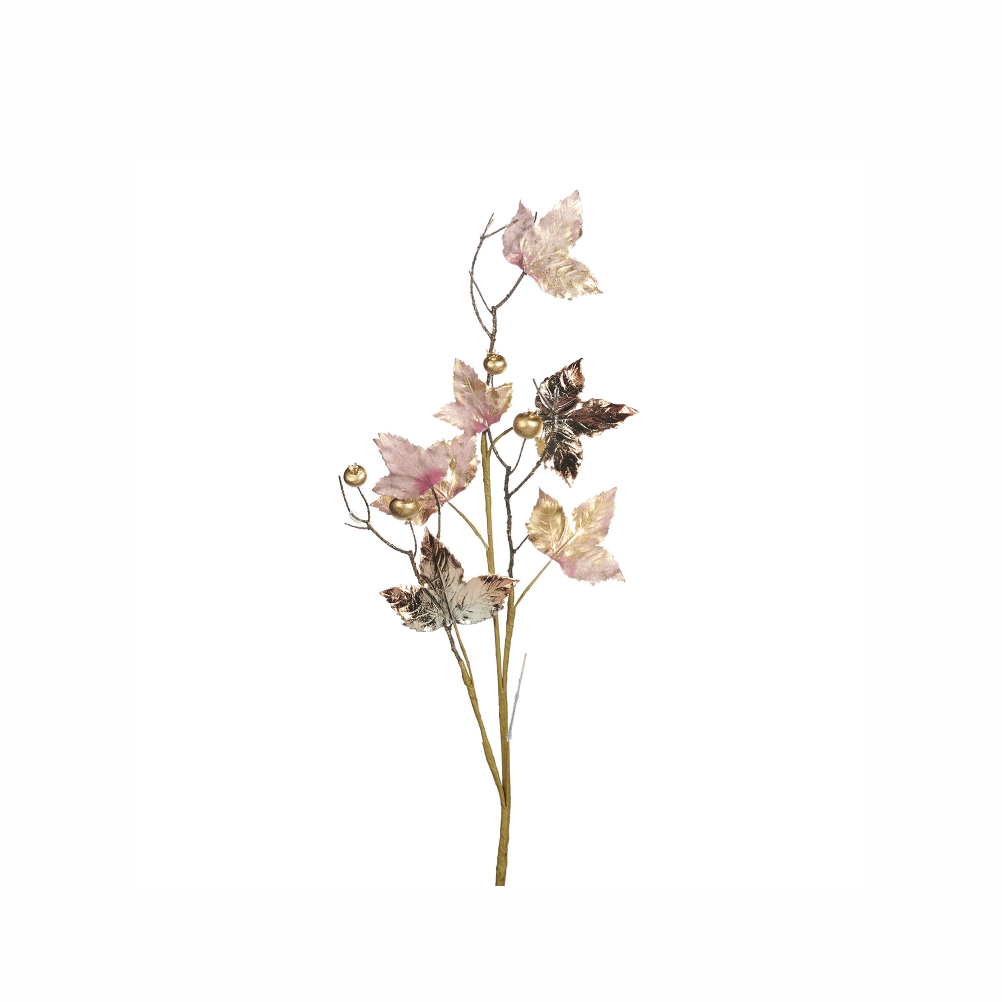 METALL.LEAF STEM PNK/GLD