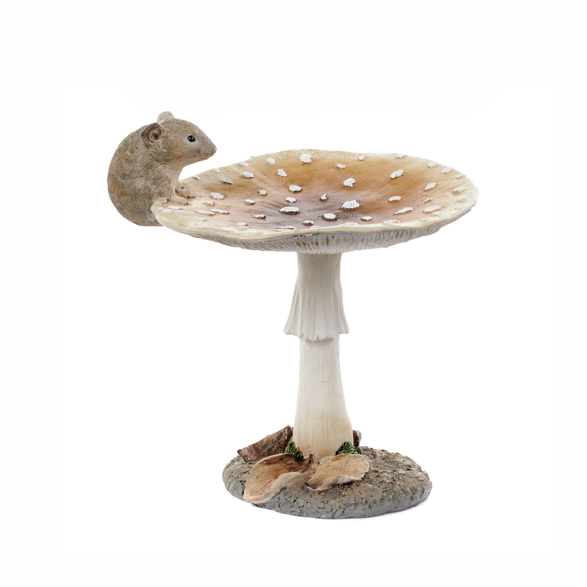 MOUSE/MUSHROOM BIRD FEEDER TT CRM