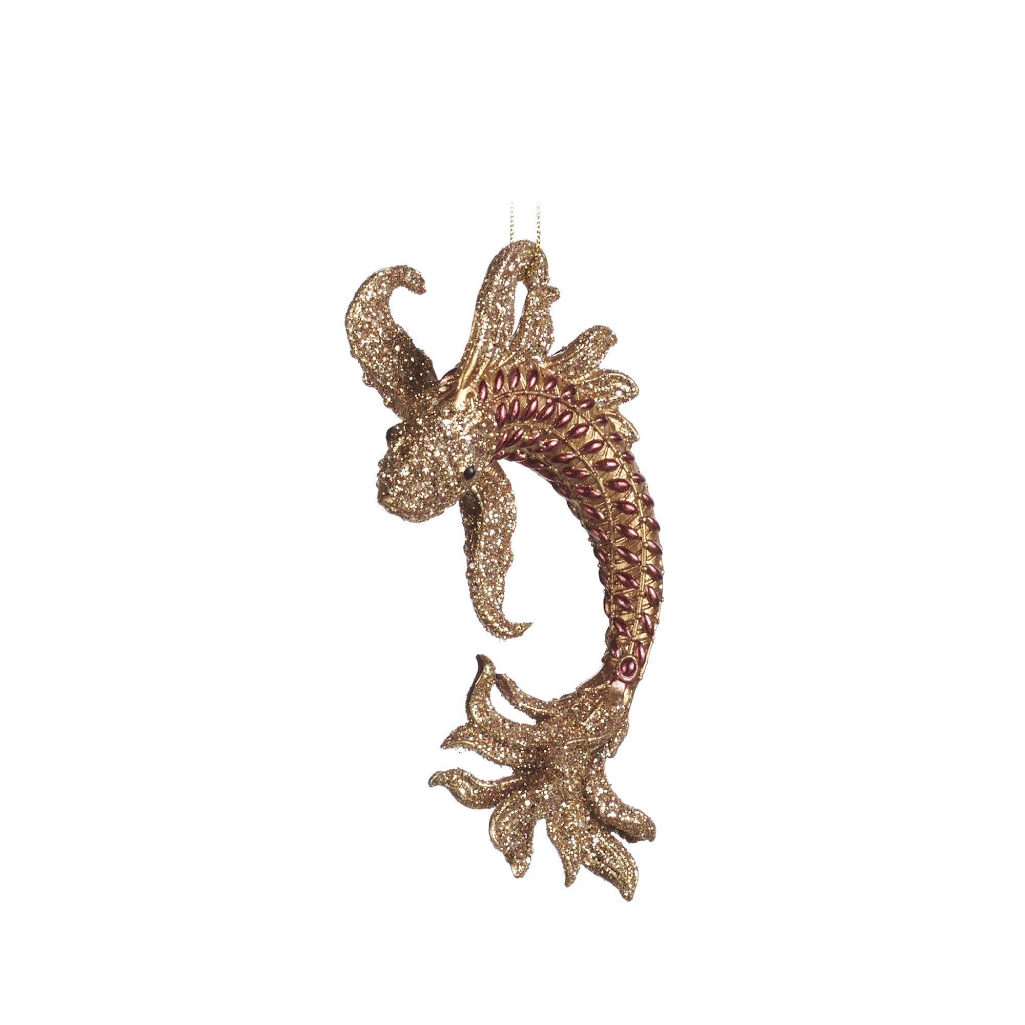 ORNAMENTAL FISH ORN GLD/PRPL