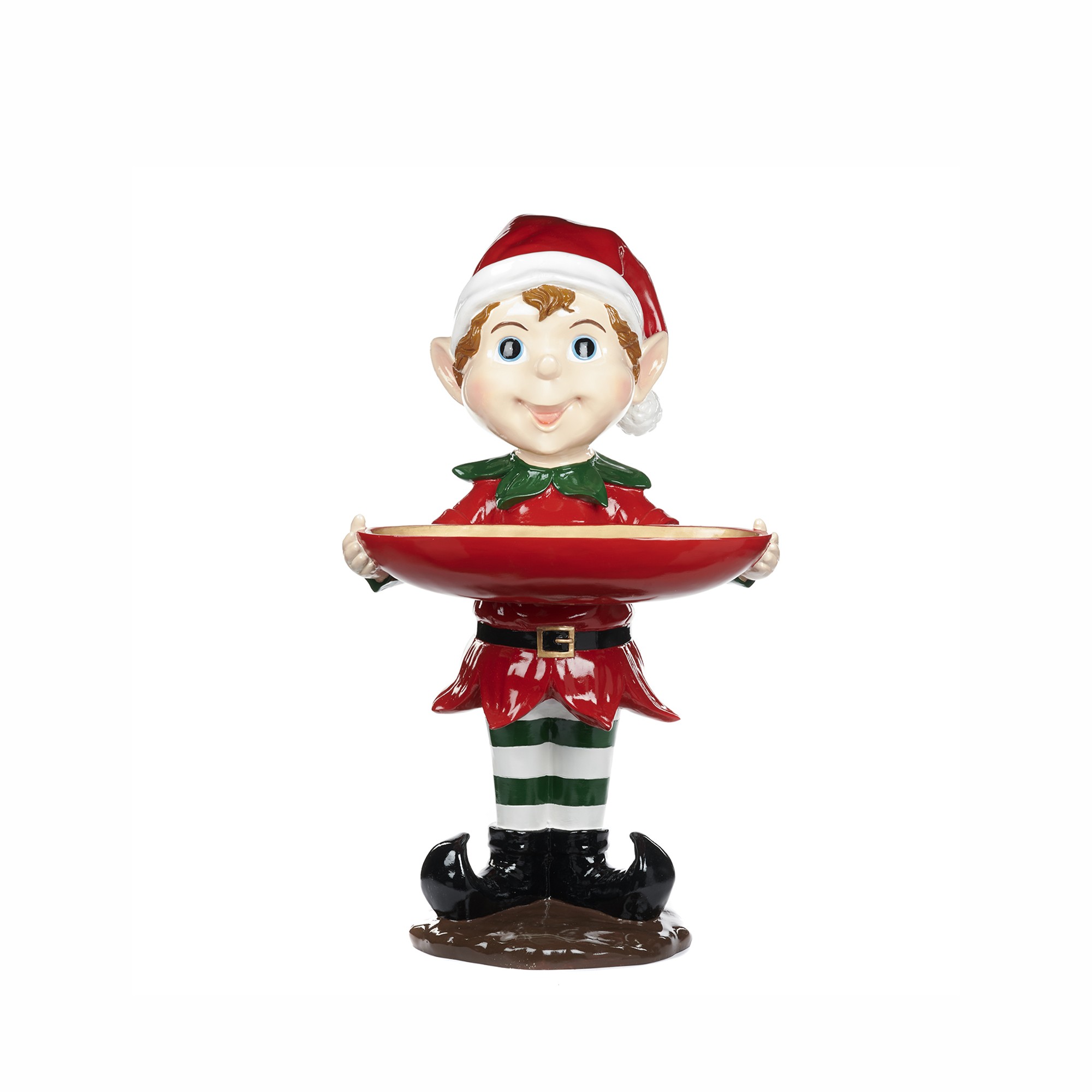 SANTA HELPER ELF HOLD.TRAY DISPLAY TT RD