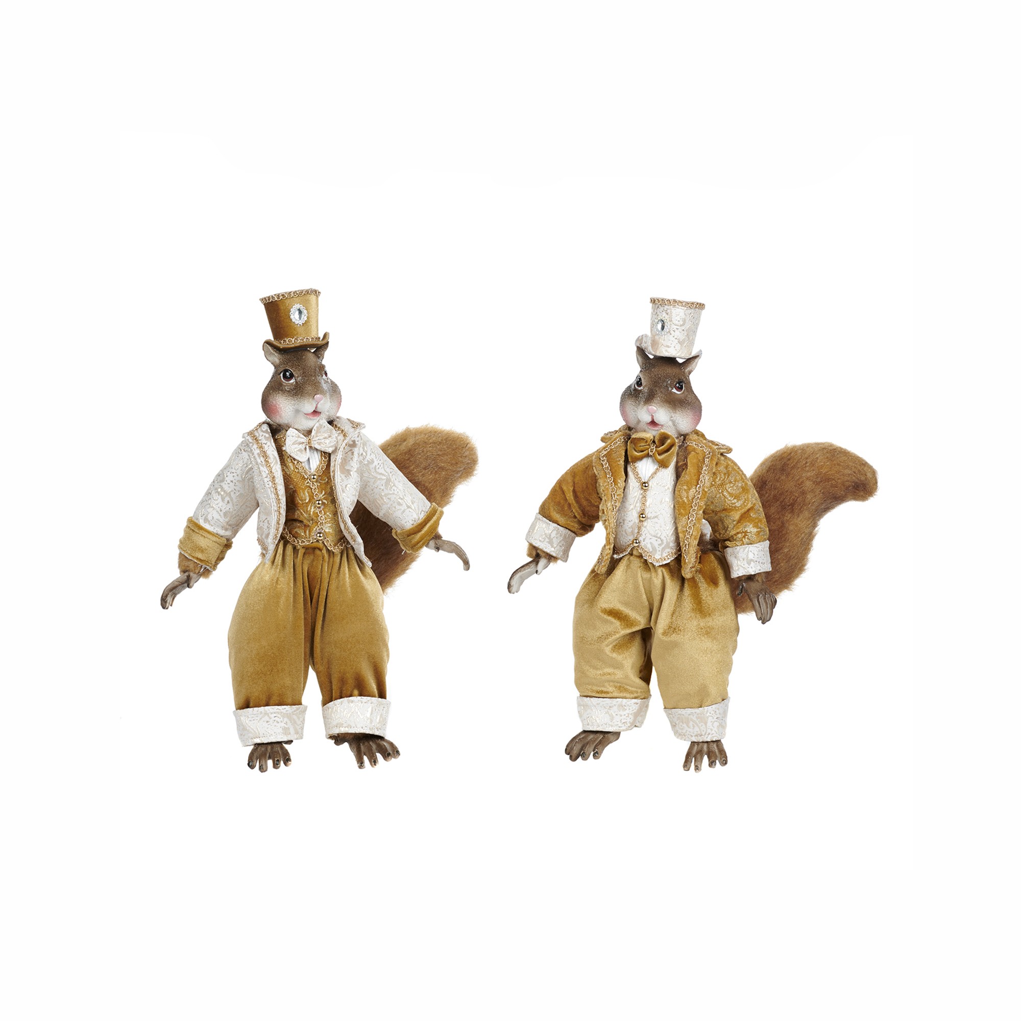 WILLOW W.GENTLEM.SQUIRREL DOLL ASS/2 CRM