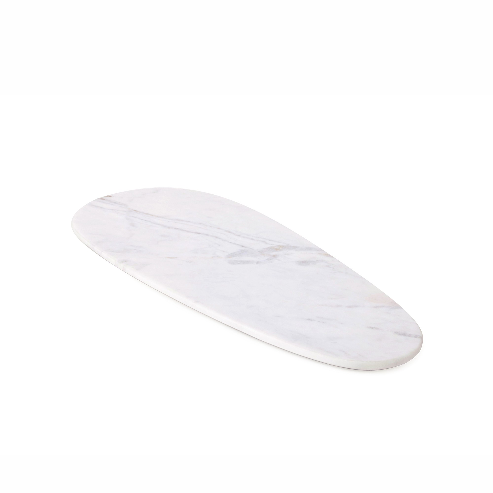 MAX LARGE MARBLE CUTTING BOARD WHITE