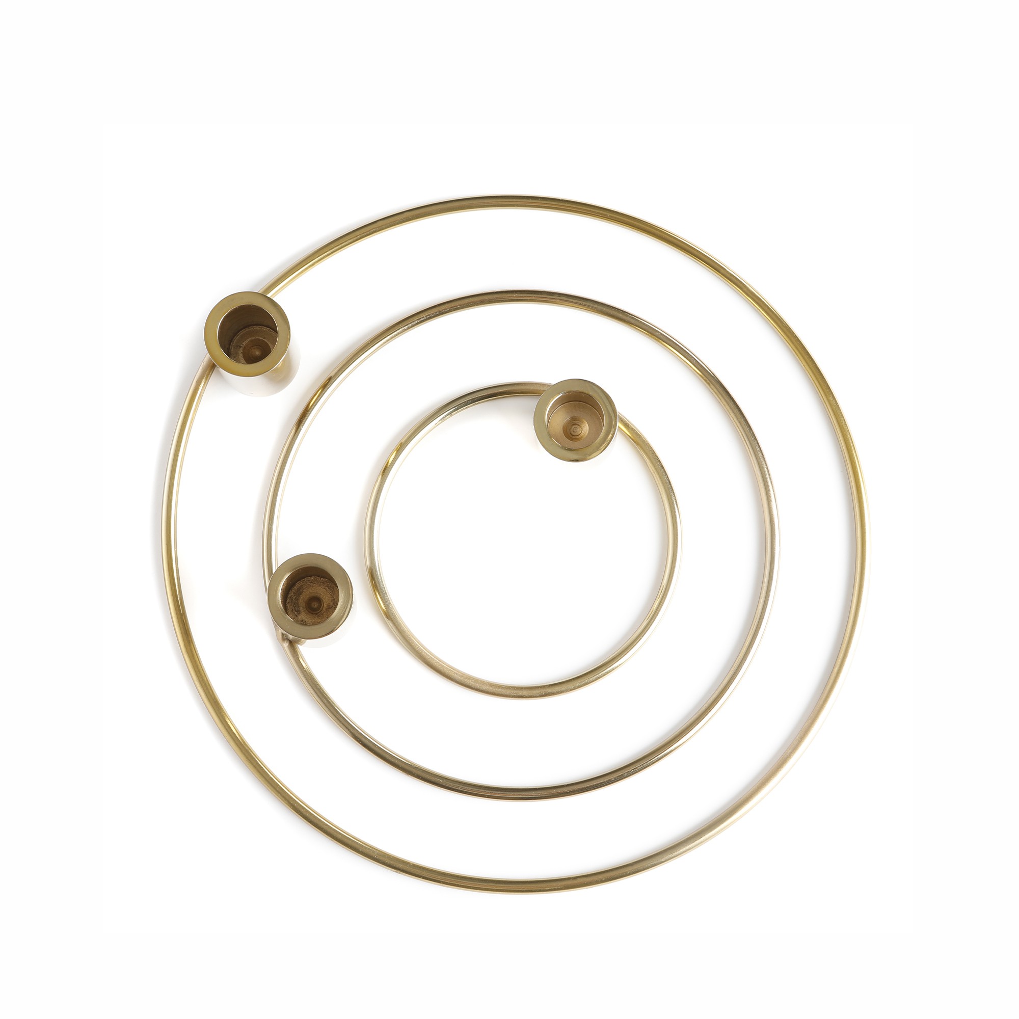 ORBITAL SET OF 3 BRASS