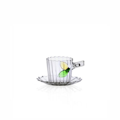GREENWOOD coffee cup w/s leaves