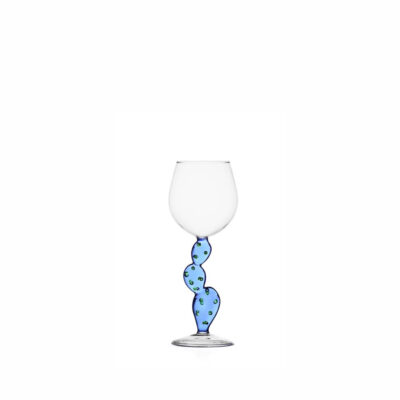 DESERT PLANT wine glass cactus lightblue