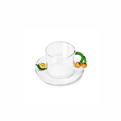 FRUIT AND FLOWERS tea cup acorn w/s snai