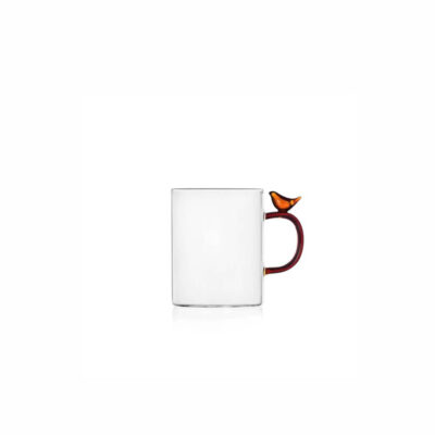 BIRDS Mug orange bird