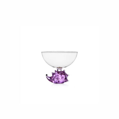 ANIMAL FARM bowl purple hedgehog