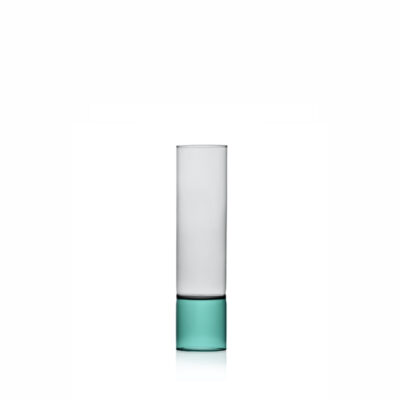 BAMBOO vase cm 37 smoke/green