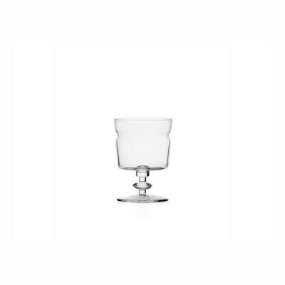 BIANCA clear water stemmed glass