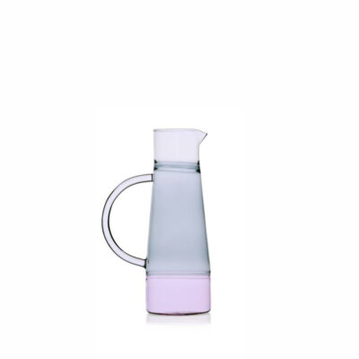 CAIPIRINHA tall jug pink/smoke/clear