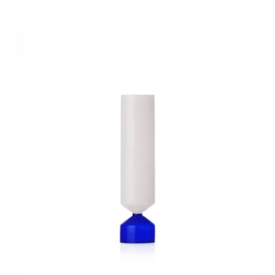BOUQUET COLORE vase blue/white cm 32