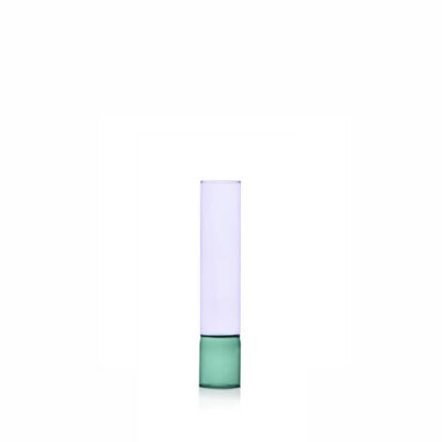 BAMBOO vase cm 35 purple/green