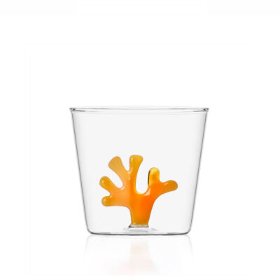tumbler orange coral