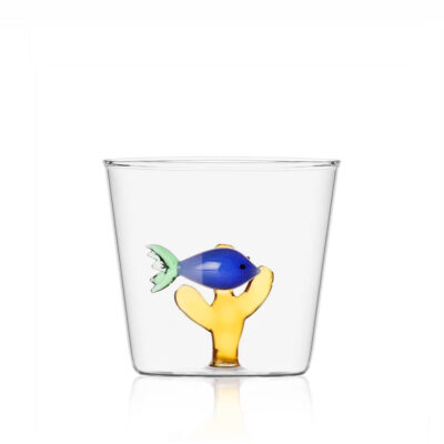 tumbler Blue Fish Amber Seaweed