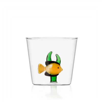 tumbler Yellow Fish Green Seaweed