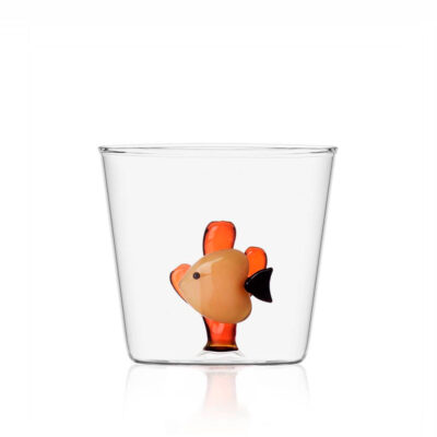 tumbler Yellow Fish Amber Seaweed