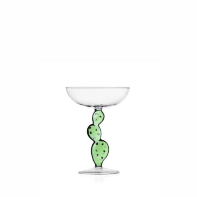 champagne bowl cactus green