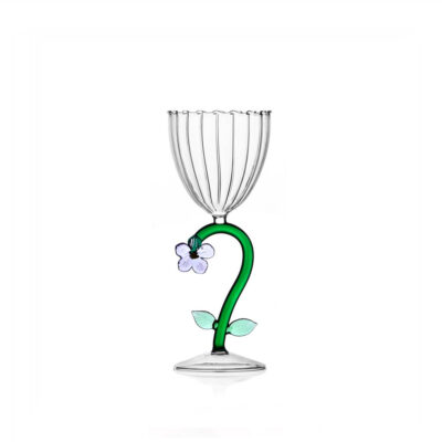 BOTANICA optical stemmed glass lilac fl.