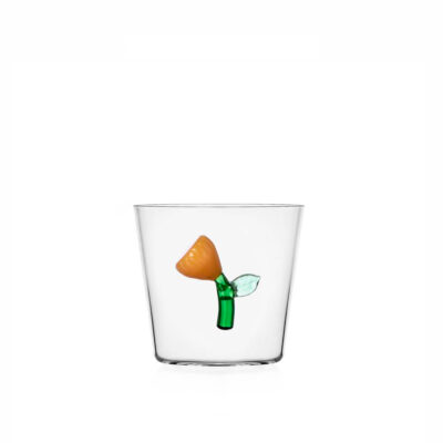 BOTANICA tumbler amber flower