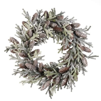ICE PINE/PINEC.WREATH GRN/BRWN 61CM (AL-74138)