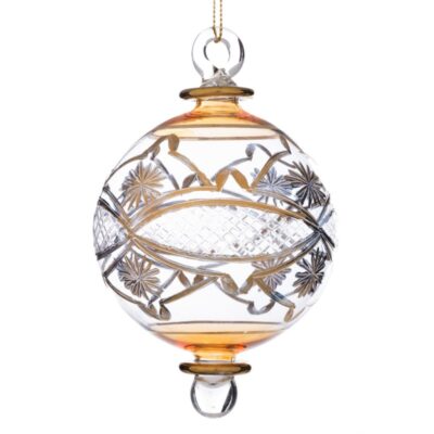 GLSS SANTA HEAD TREE TOPPER RD/WH 30.5CM (YA-92517)