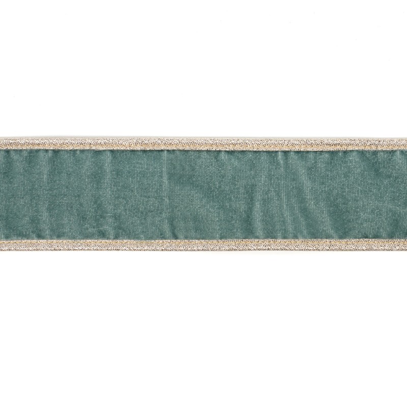 VELV.RIBBON LT BLU 6.4CM/5Y (L-34232)