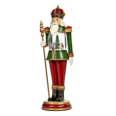LED L.MUS.MOT.NUTCRACKER W/TREE GRN 56CM batt.op. (MU-50006)