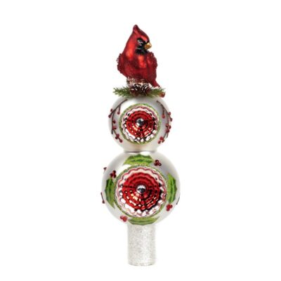 NUTCRACKER/BALLERINA ORN ASS/2 RD/GRN 13CM (TR-21157)