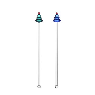 set 2 mixer blue and petrol wish tree