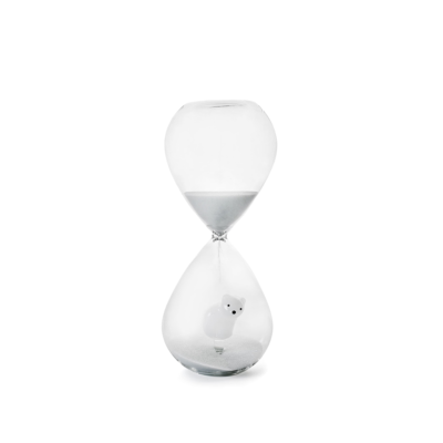 hourglass white bear