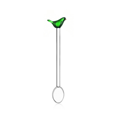 set 2 pcs Spoon  green bird and red bird