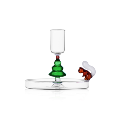 candle holder wish tree&Lively Squirrel