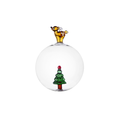 Christmas ball wish tree&Lonely Fawn