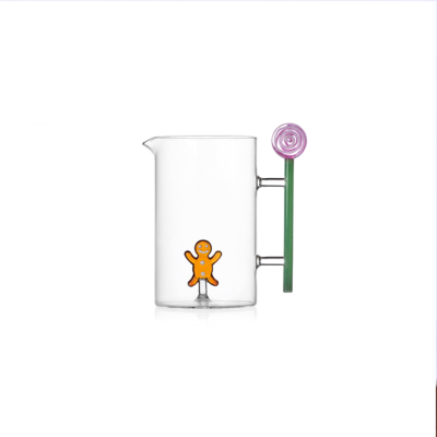 jug gingerbread&pink-green lollipop
