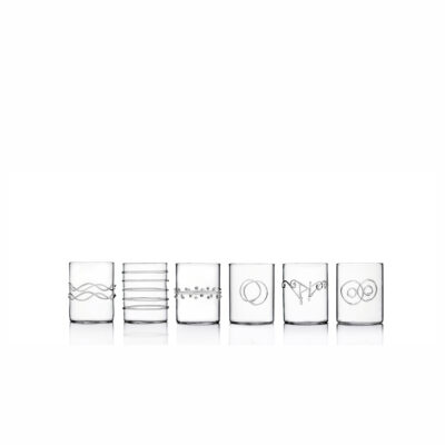 DECO CLEAR 6 pcs water assorted