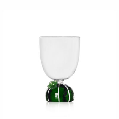 DESERT PLANT water short glass green flo