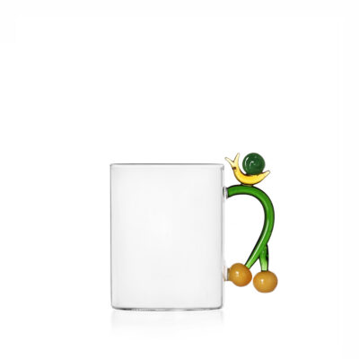 FRUIT & FLOWERS mug w/ Snail