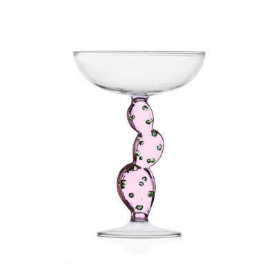 DESERTPLANTS champagne bowl cactus pink