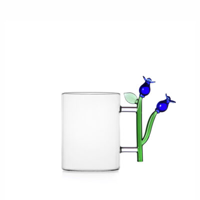 BOTANICA mug blue flower
