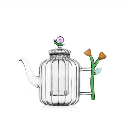 BOTANICA teapot snail and amber flower